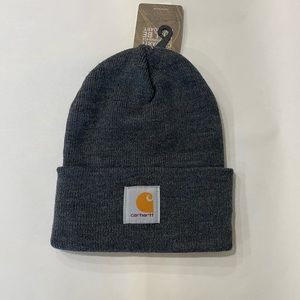 Carhartt Accessories - Cathartt Full Rib Knit Rolled Brim Beanie Hat Carhartt Accessories - Cathartt Full Rib Knit Rolled Brim Beanie Hat